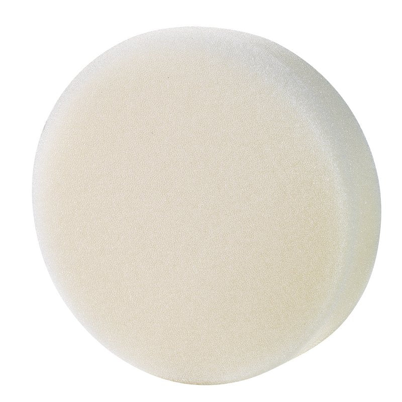 DRAPER Medium-Light Polishing Pad, 125mm, White