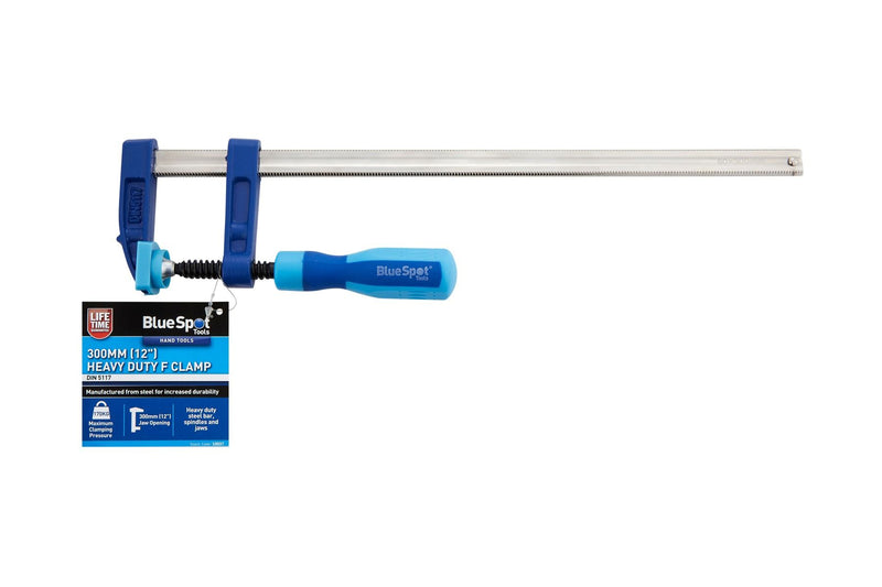 BLUE SPOT TOOLS 300MM (12") HEAVY DUTY F CLAMP