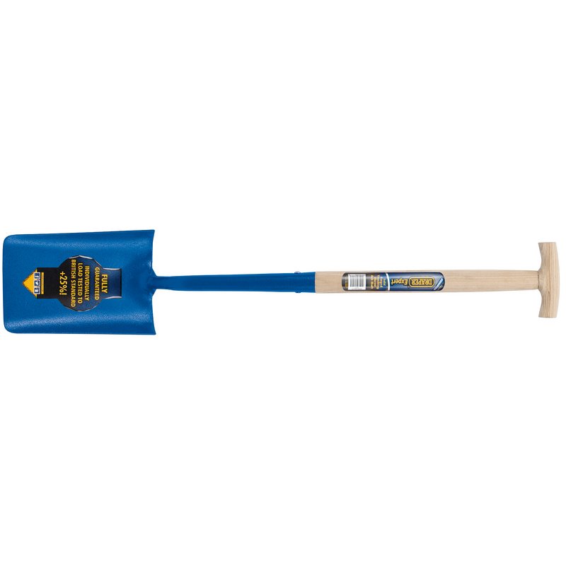 DRAPER Expert Contractors Trenching Shovel with Ash Shaft and T-Handle