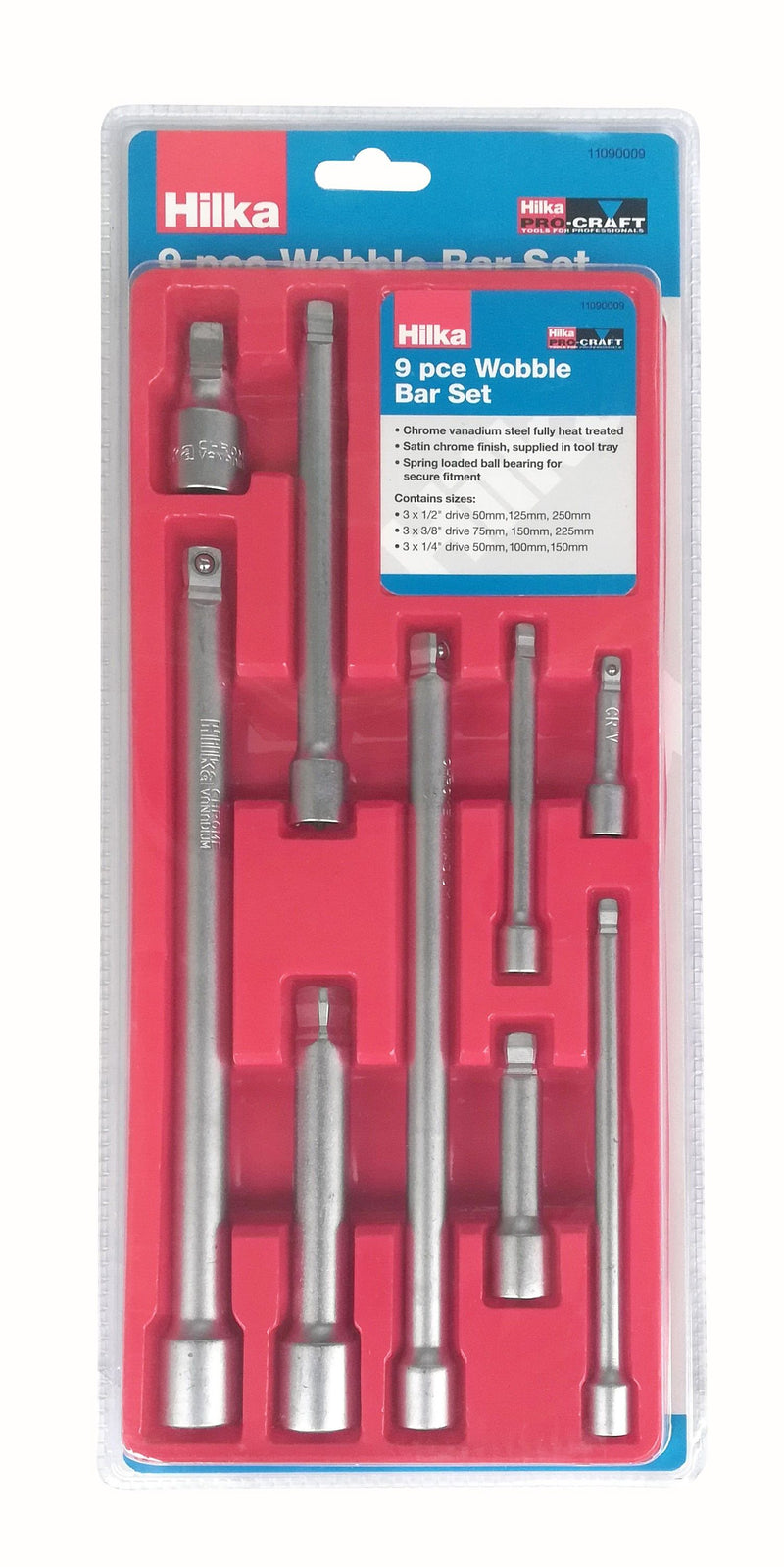 HILKA 9 pce Wobble Bar Set