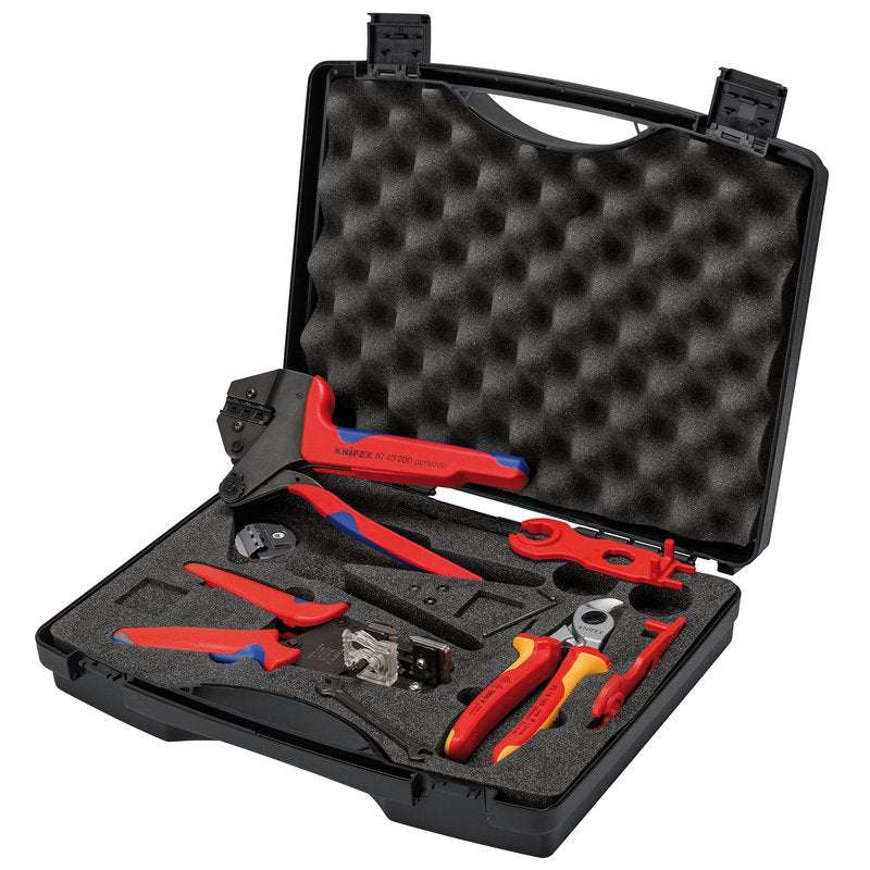 DRAPER | KNIPEX 97 91 04 V01 Tool Case for Photovoltaics for solar cable connectors MC4 (Multi-Contact)