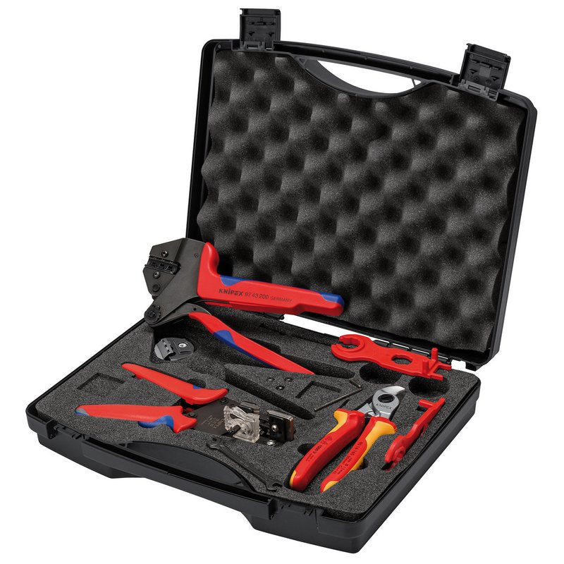 DRAPER | KNIPEX 97 91 04 V02 Tool Case for Photovoltaics for solar cable connectors MC4 (Multi-Contact)