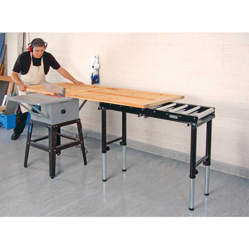 DRAPER Roller Table, 390mm