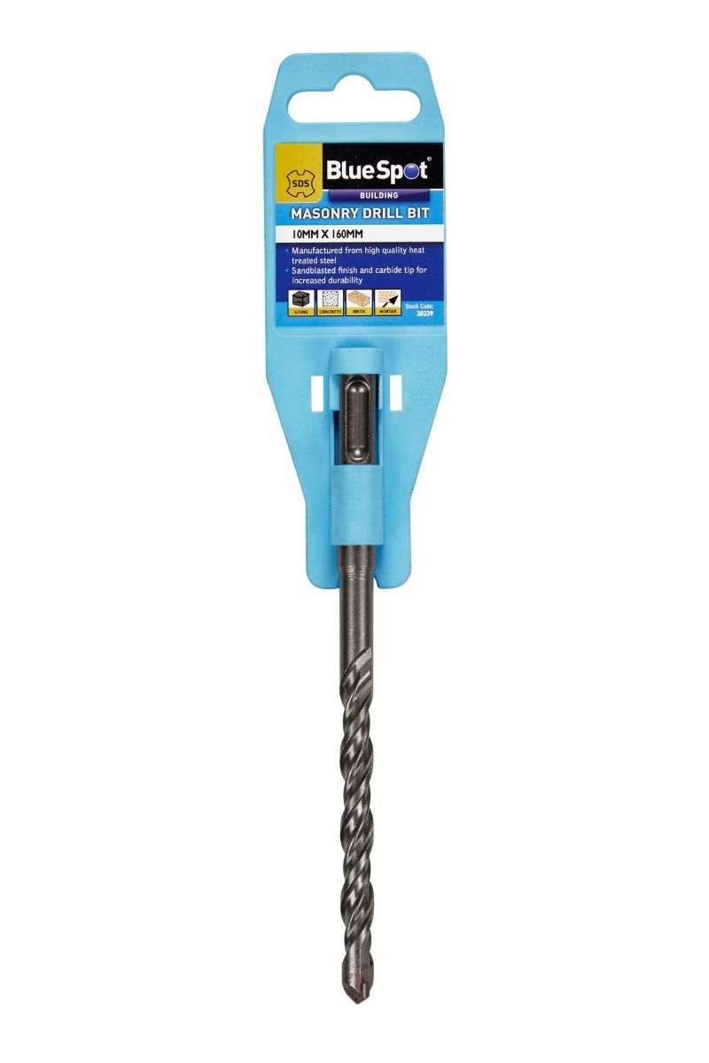 BLUE SPOT TOOLS SDS MASONRY DRILL BIT (10MM X 160MM)