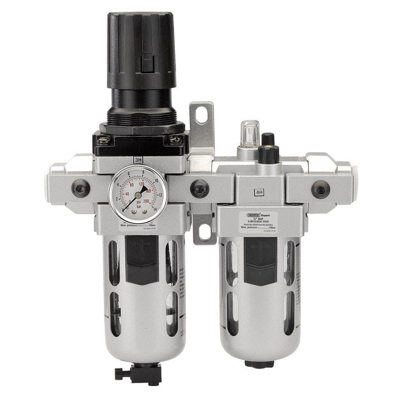 DRAPER 1/2" BSP Combined Filter/Regulator/Lubricator