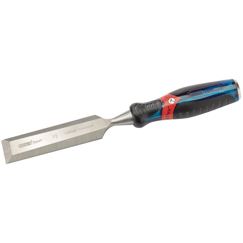 DRAPER Soft Grip 'Pound Thru' Bevel Edge Wood Chisel, 32 x 140mm