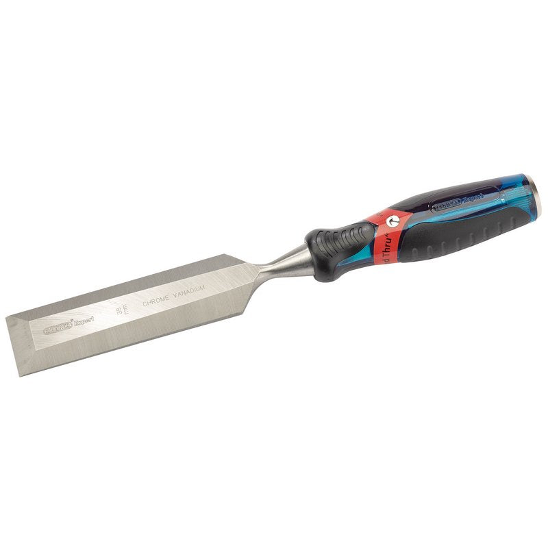 DRAPER Soft Grip 'Pound Thru' Bevel Edge Wood Chisel, 38 x 140mm