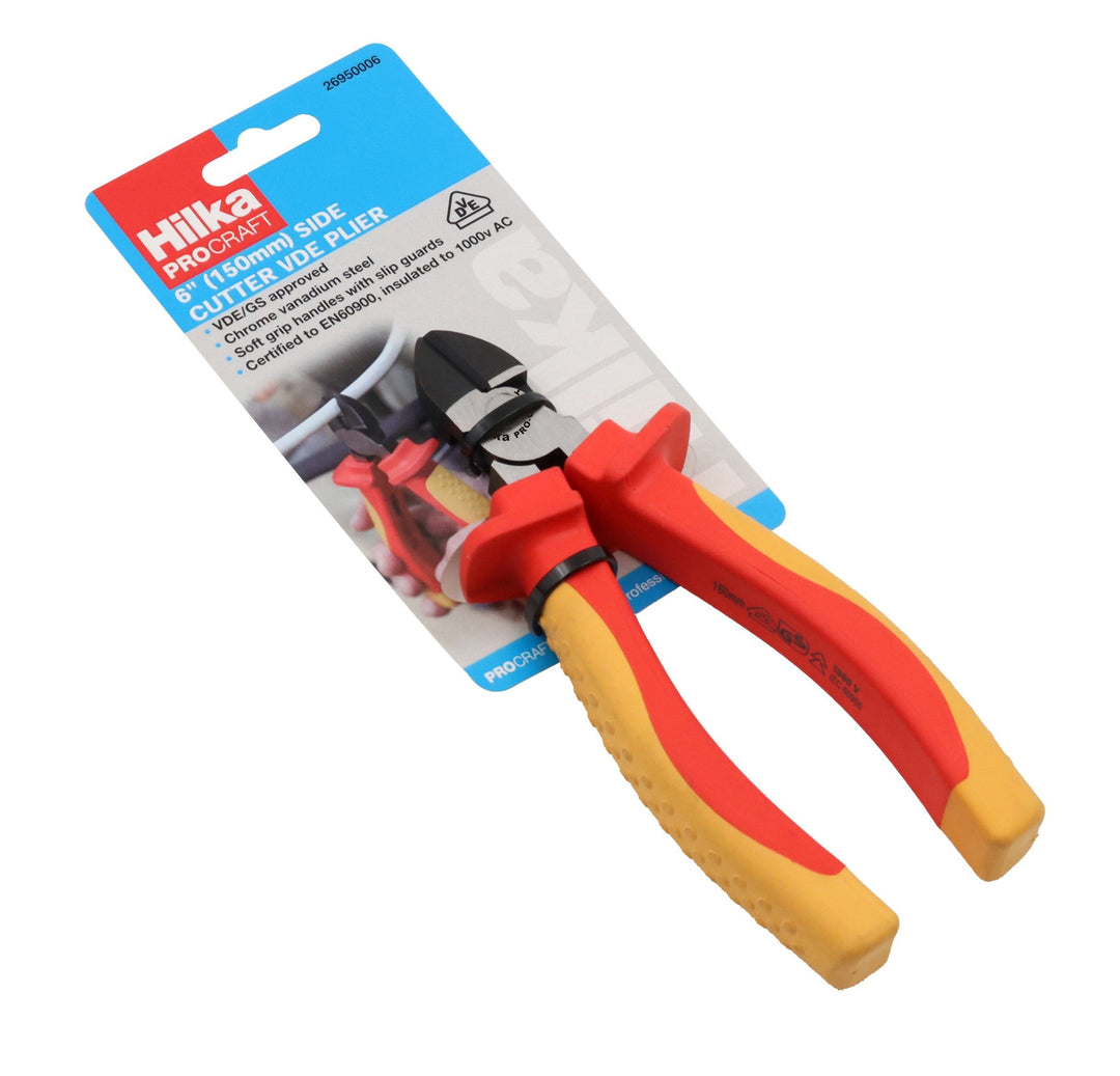 HILKA 6" (150mm) Side Cutter VDE Pliers