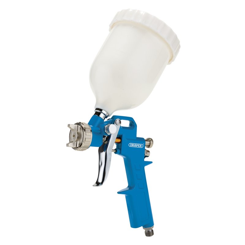 DRAPER Gravity Air Paint Spray Gun, 500ml, 1.4/1.8mm