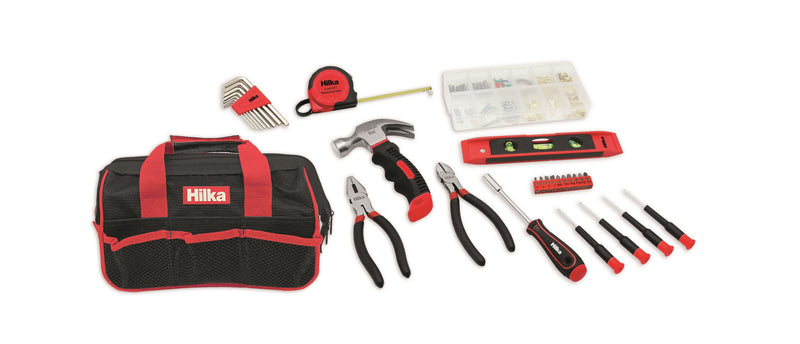 30 pce Home Tool Kit in Bag - Premium Hand Tools from HILKA - Just £29.99! Shop now at Bargain LAB