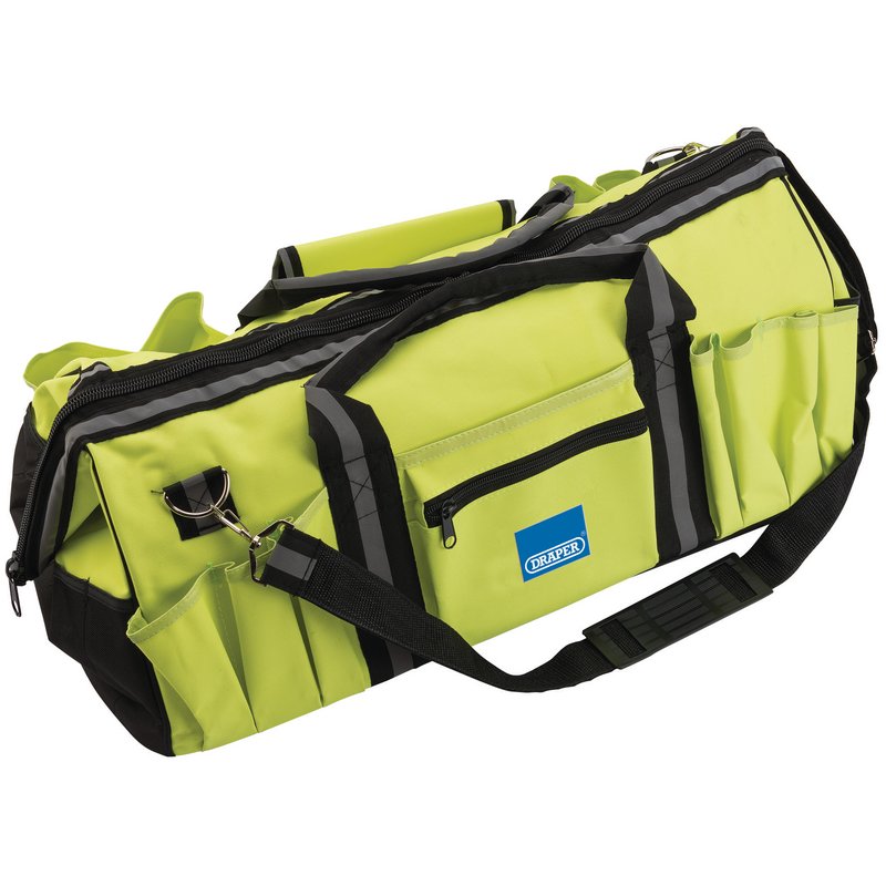 DRAPER Hi-Vis Tool Bag, 600mm