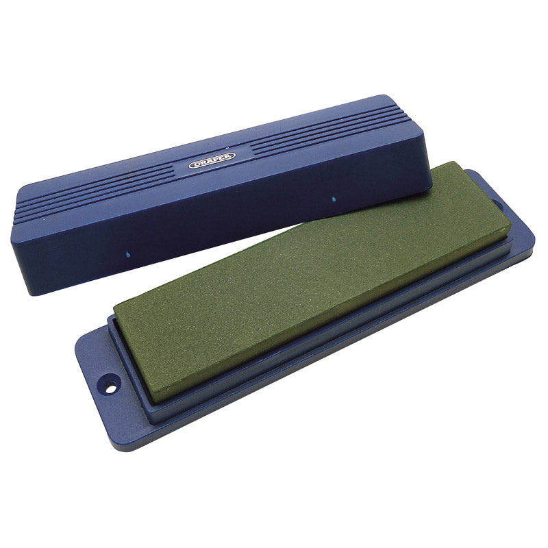 DRAPER Silicone Carbide Sharpening Stone with Box, 200 x 50 x 25mm