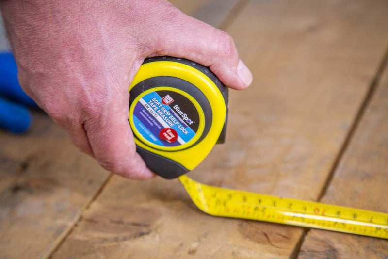 BLUE SPOT TOOLS 5M (16FT) SOFT GRIP SELF-LOCK TAPE MEASURE - Premium Hand Tools from BLUE SPOT - Just £5.89! Shop now at Bargain LAB