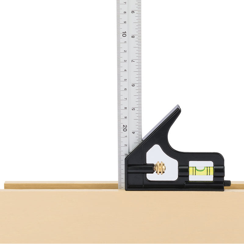 DRAPER Combination Square with Centre Head and Protractor, 300mm