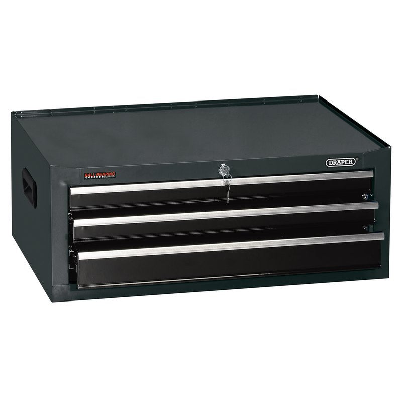 DRAPER Intermediate Tool Chest, 3 Drawer, 26", Black