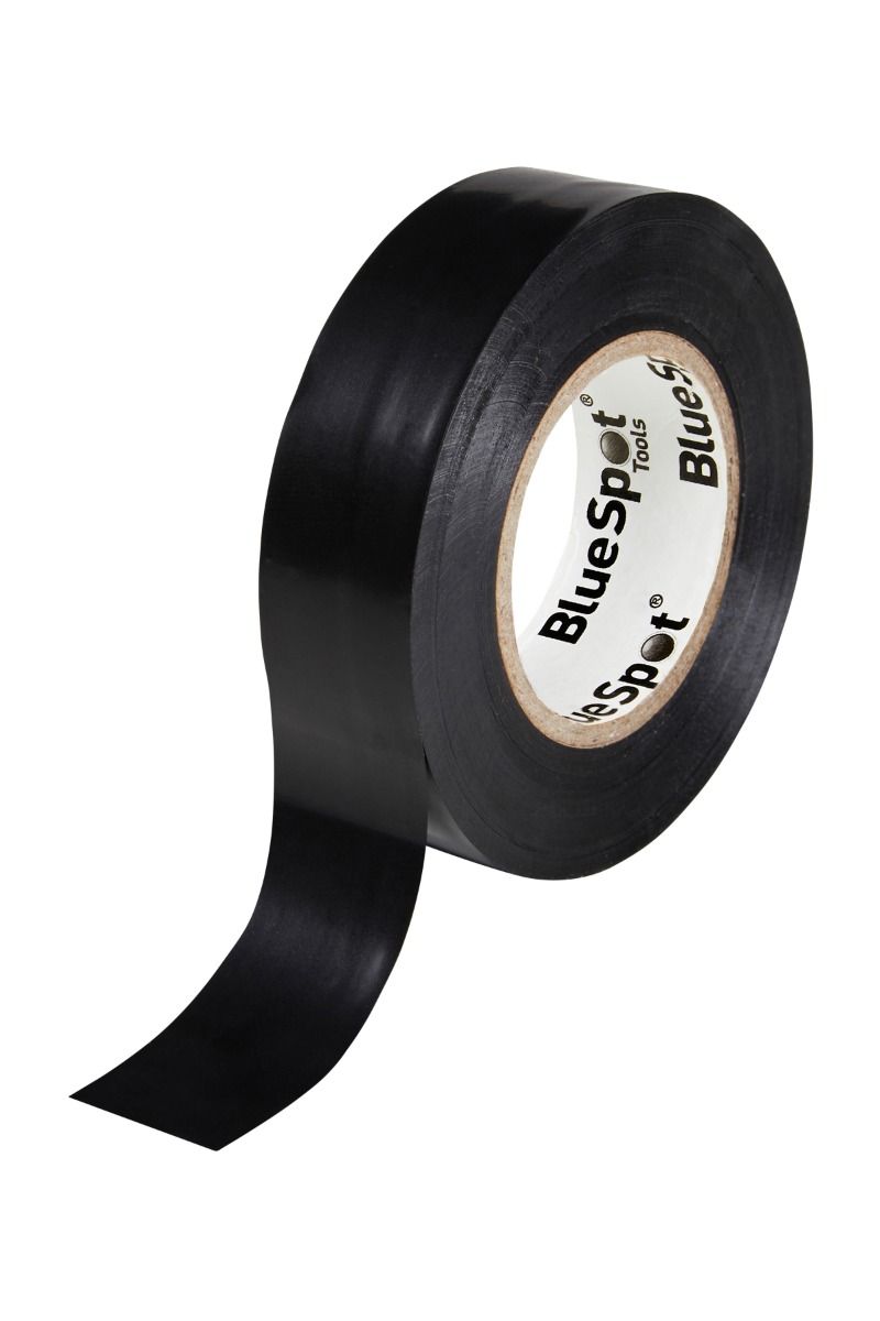 BLUE SPOT TOOLS 20M BLACK PVC ELECTRICAL TAPE