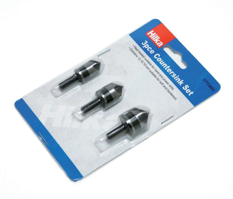 HILKA 3 pce Countersink Set