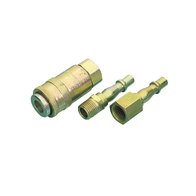 DRAPER 1/4" PCL BSP Air Line Coupling Set (3 Piece)