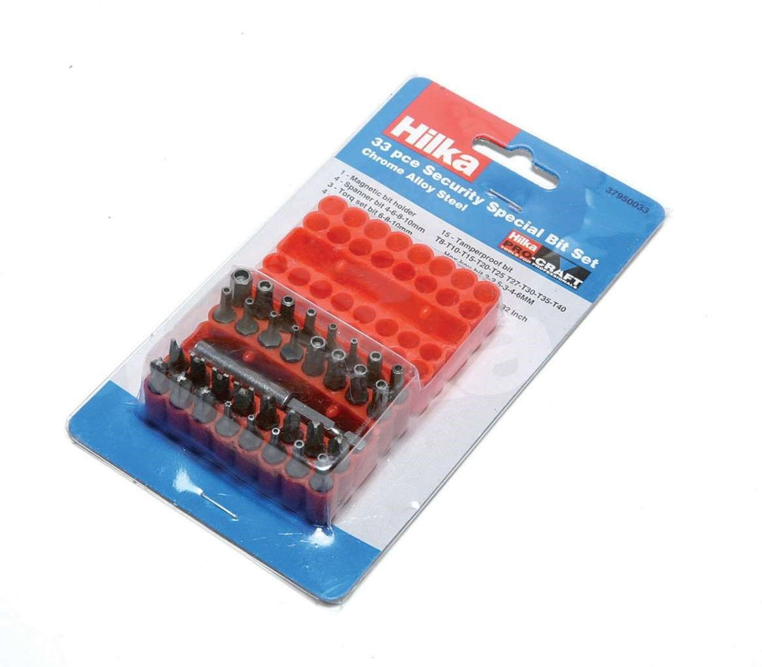 HILKA 33 pce Security Bit Set