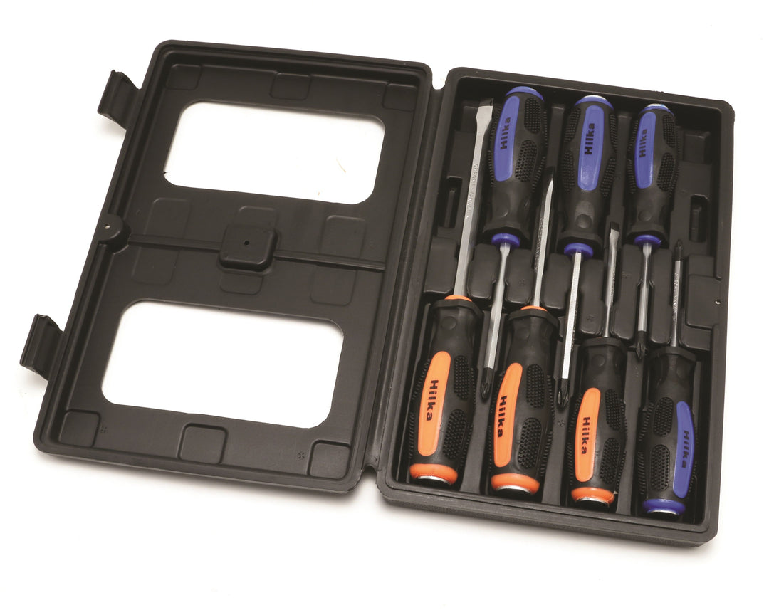 HILKA 7 pce Go-Thru Screwdriver Set