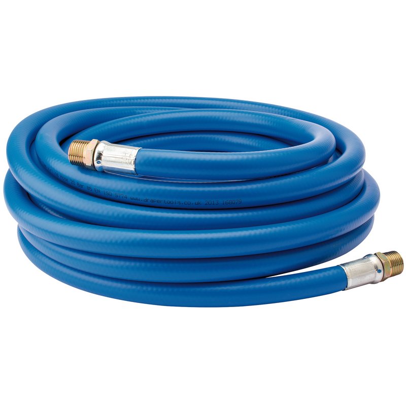 DRAPER Air Line Hose, 10m, 1/2"/13mm Bore, 1/2" BSP