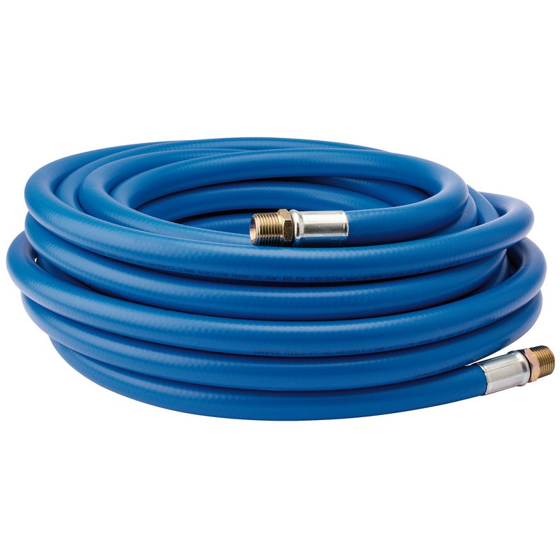 DRAPER Air Line Hose, 15m, 1/2"/13mm Bore, 1/2" BSP