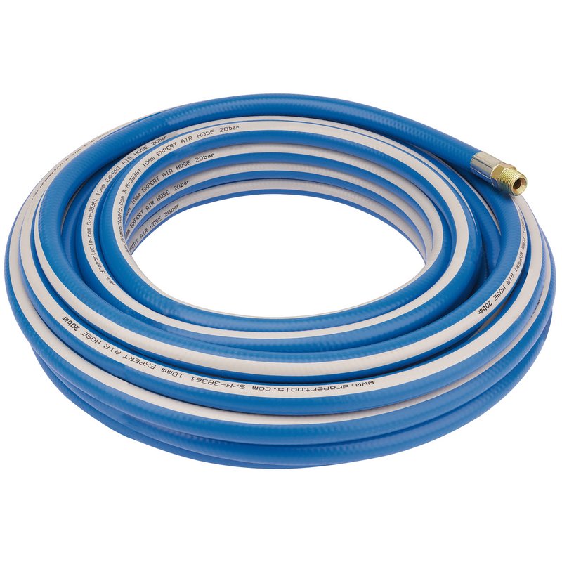 DRAPER Air Line Hose, 15m, 6mm Bore, 1/4" BSP