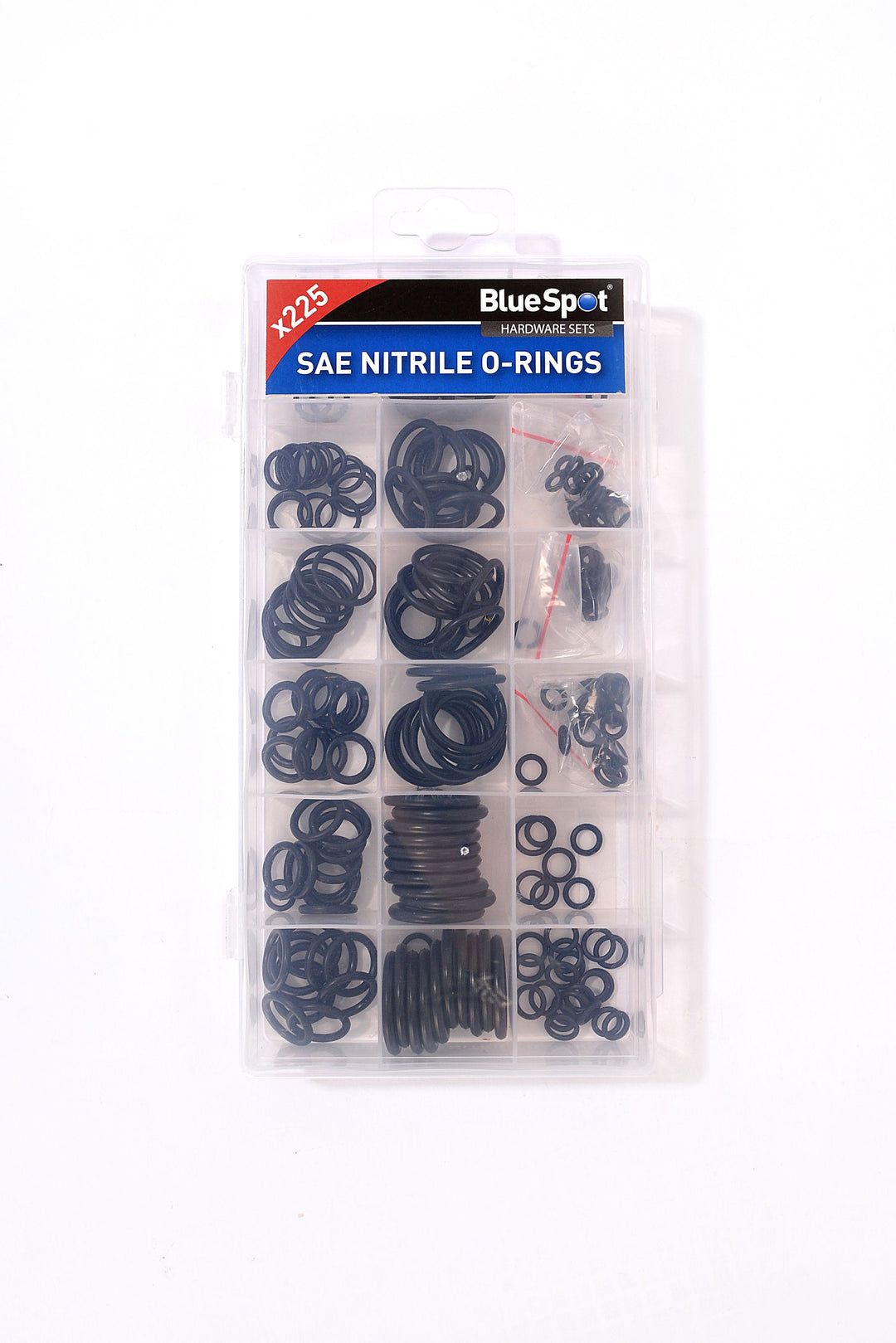 BLUE SPOT TOOLS 225 PCE ASSORTED SAE NITRILE O-RING SET