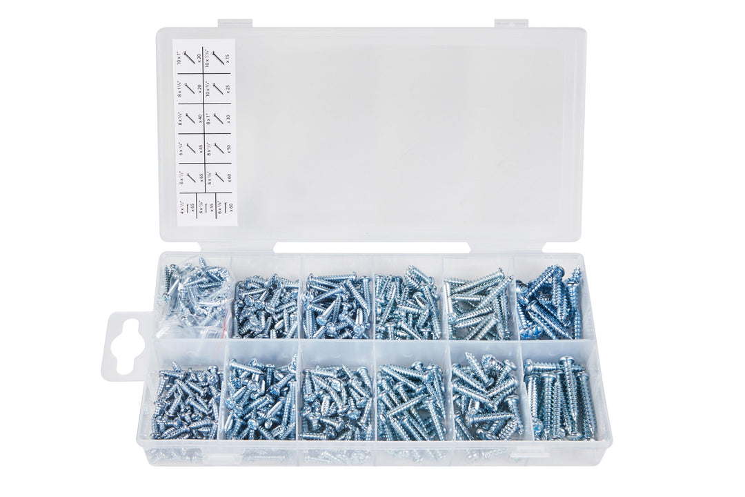 BLUE SPOT TOOLS 550 PCE ASSORTED SELF TAPPING SCREW SET