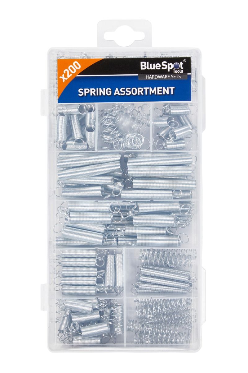 BLUE SPOT TOOLS 200 PCE ASSORTED SPRINGS SET