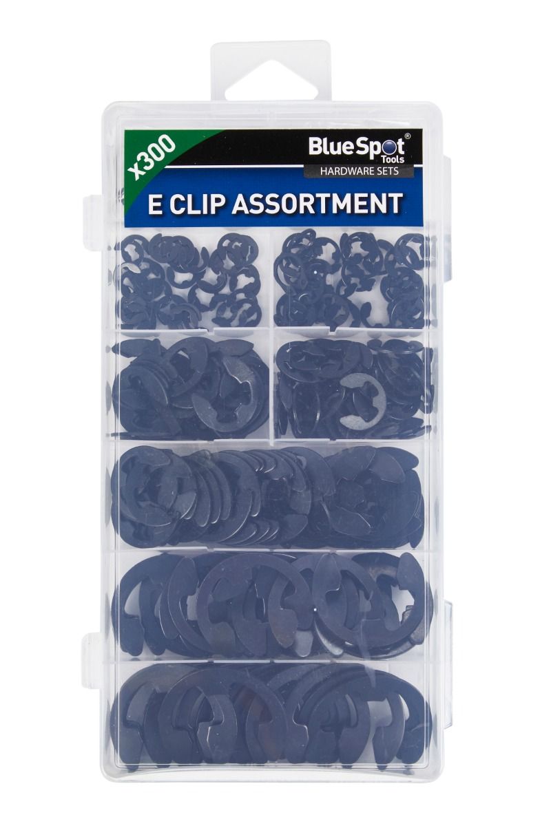 BLUE SPOT TOOLS 300 PCE ASSORTED E CLIP SET