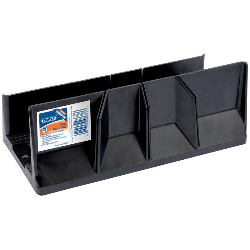 DRAPER Maxi Mitre Box, 45° & 90°, 320 x 100 x 120mm