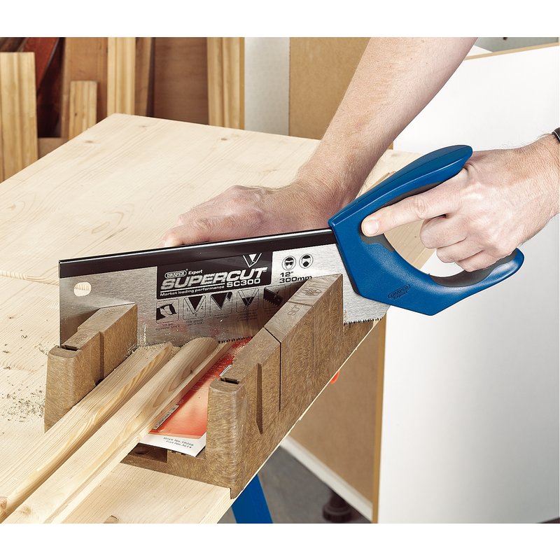 DRAPER Expert Supercut® Soft Grip Hardpoint Tenon Saw, 300mm/12", 11tpi/12ppi