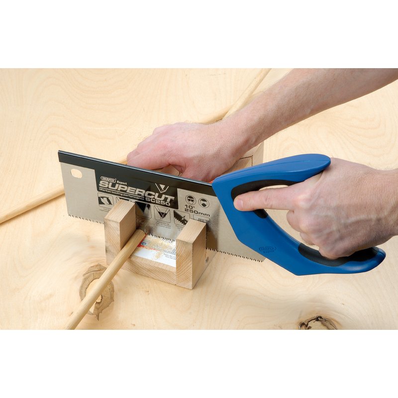 DRAPER Expert Supercut® Soft Grip Hardpoint Tenon Saw, 250mm/10", 11tpi/12ppi