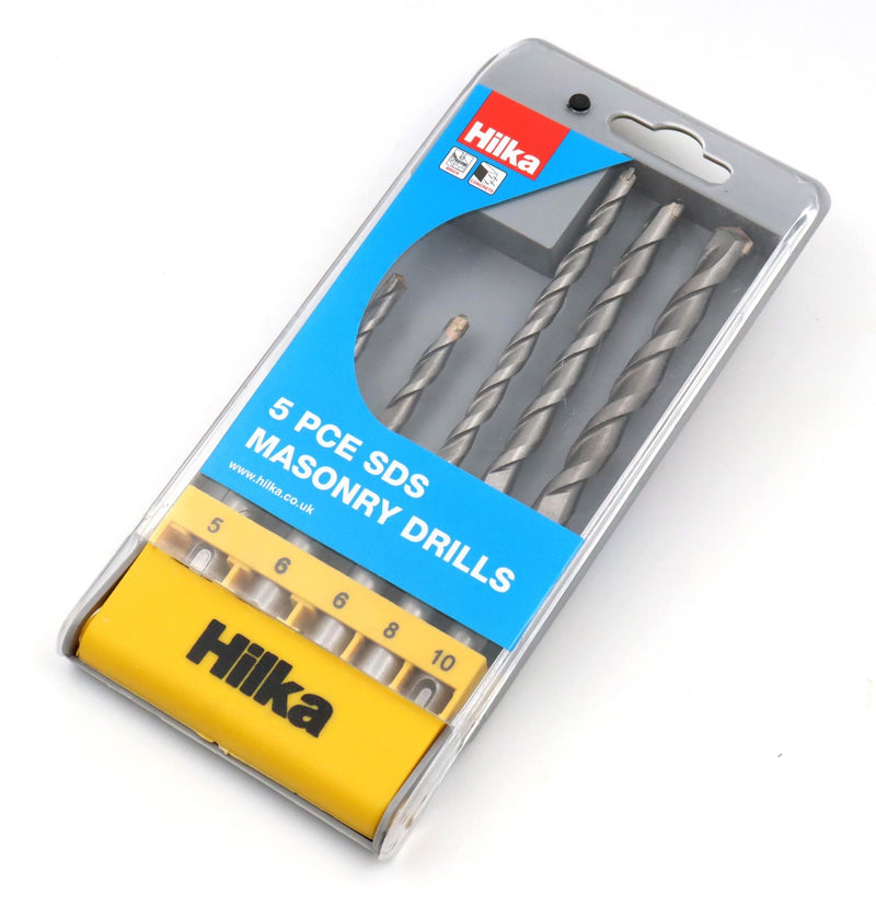 HILKA 5 pce SDS Masonry Drills