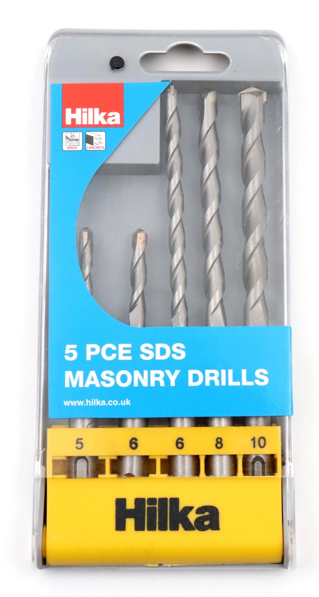 HILKA 5 pce SDS Masonry Drills