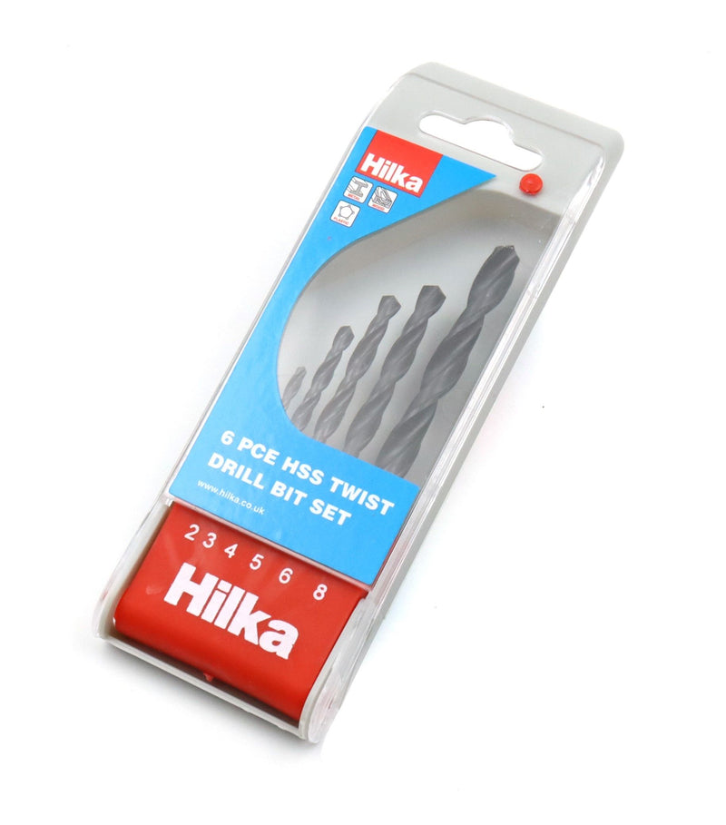 HILKA 6 pce HSS Drill Bit Set