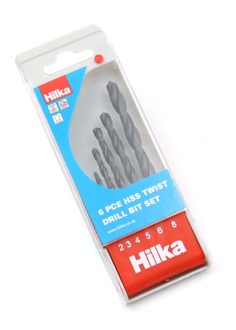 HILKA 6 pce HSS Drill Bit Set