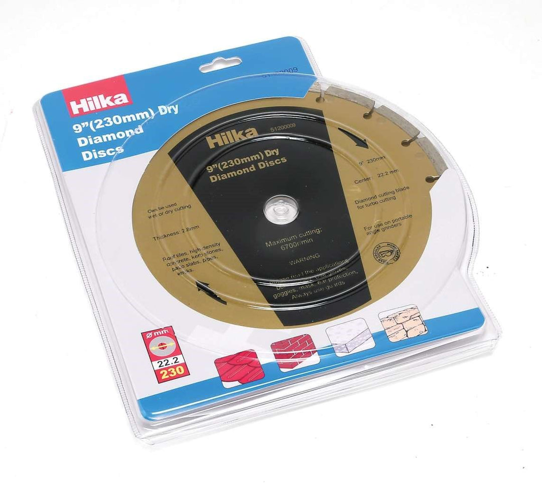 HILKA 9" (230mm) Diamond Cutting Disc