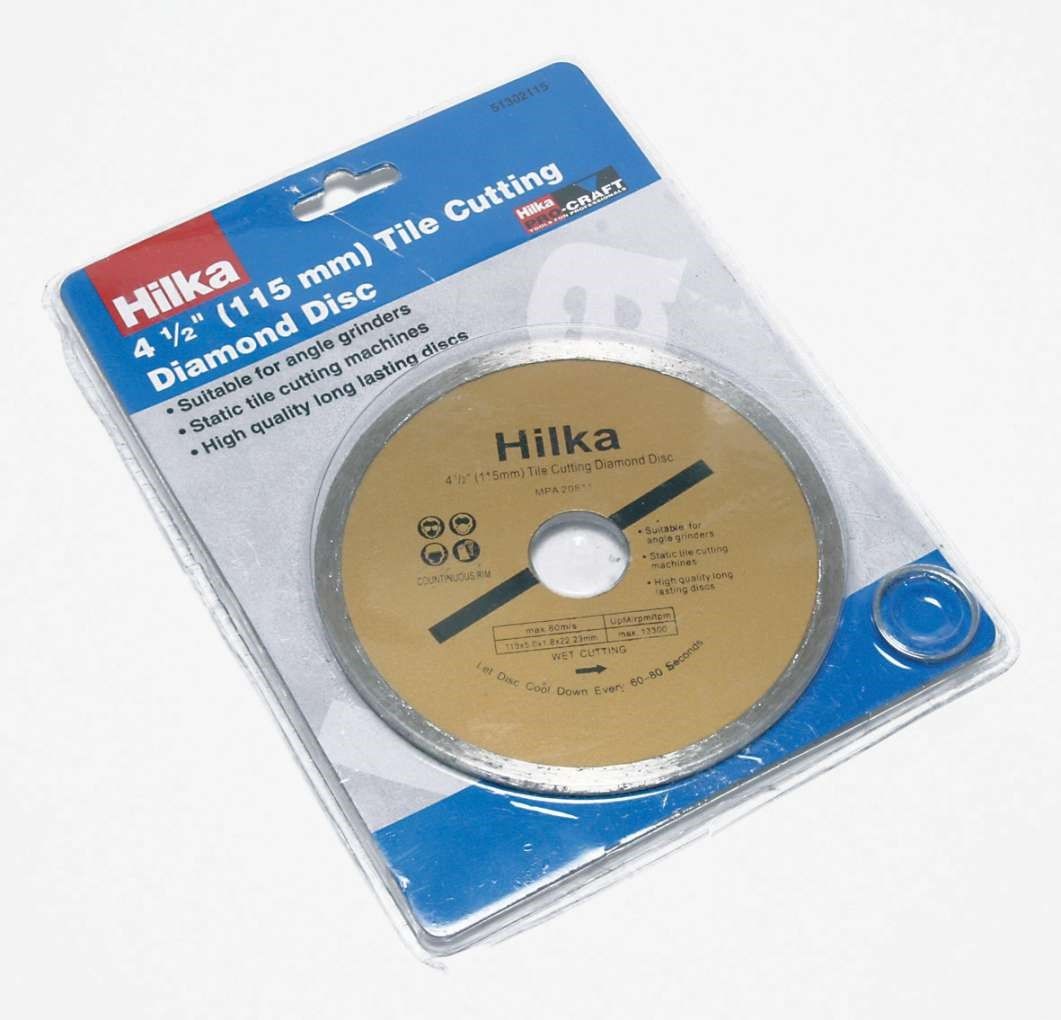 HILKA 4 1/2" (115mm) Tile Cutting Diamond Disc