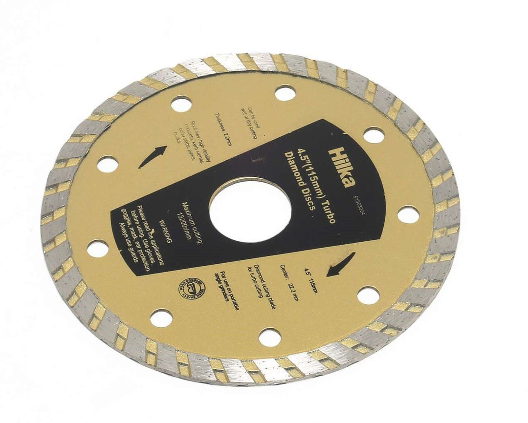 HILKA 4.5" (115mm) Turbo Diamond Discs