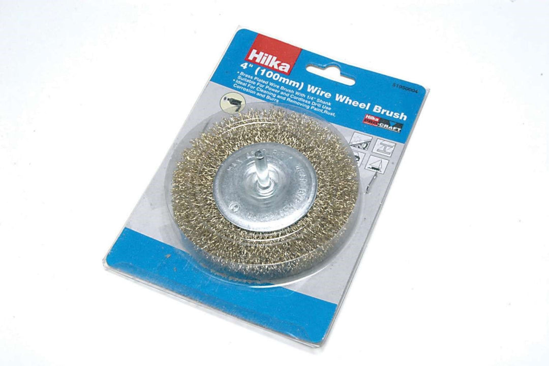 HILKA 4" Wire Wheel Brush