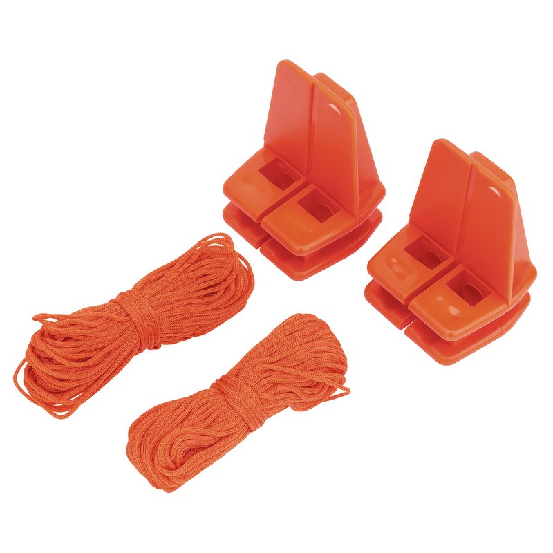 DRAPER Brick Line and Block Set, 18m, Orange (4 Piece)