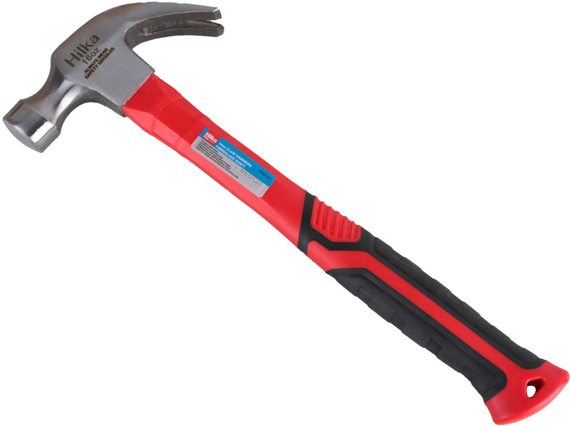 HILKA 16oz Claw Hammers Fibre Glass Shaft