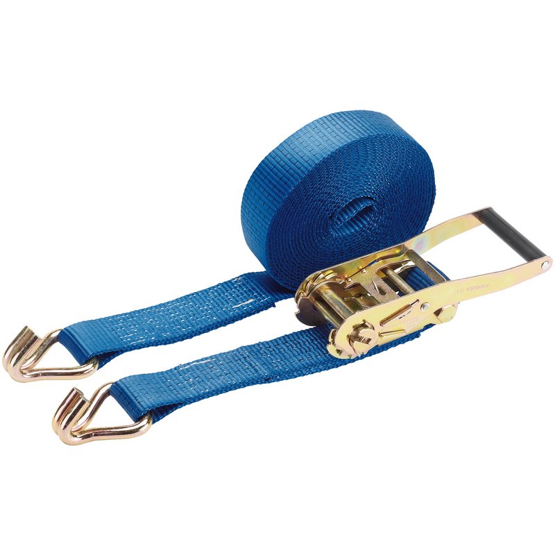 DRAPER Ratchet Tie Down Strap, 8m x 50mm, 2500kg