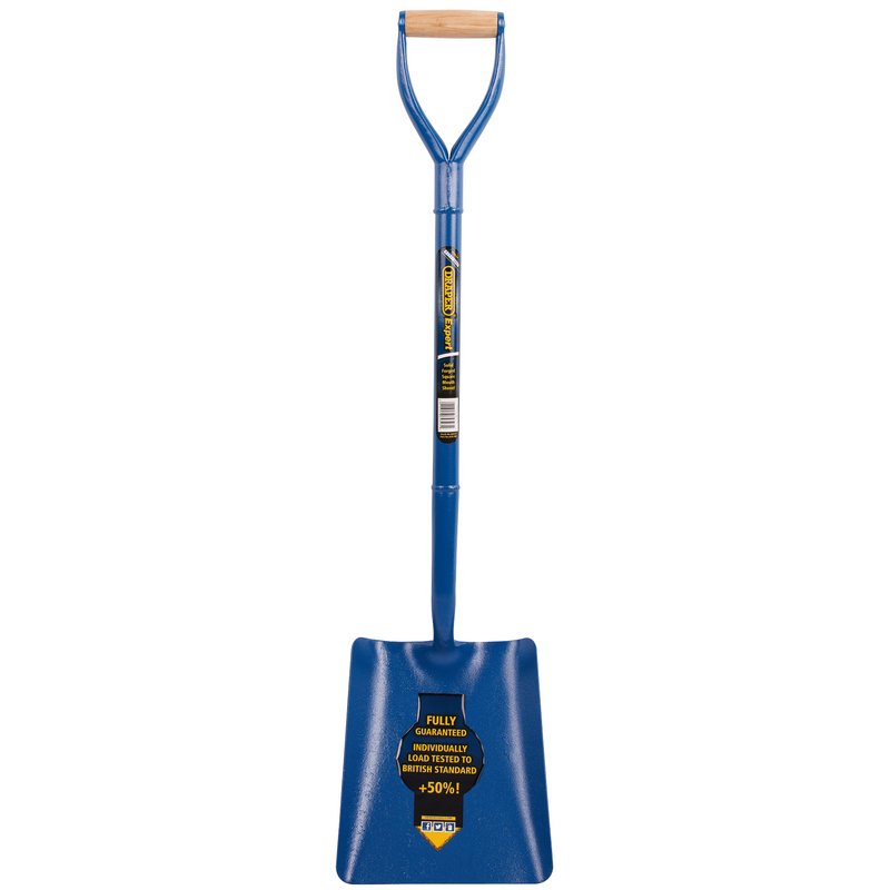 DRAPER Expert All Steel Contractors Square Mouth Shovel