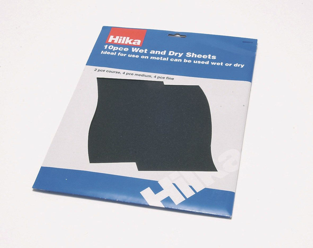 HILKA 10 pce Wet and Dry Sheets