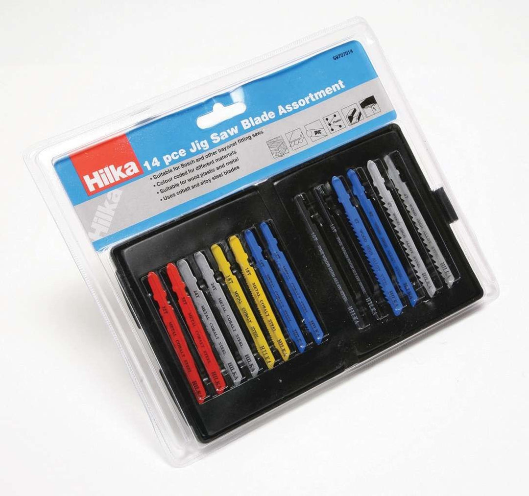 HILKA 14 pce Jigsaw Blade Assortment