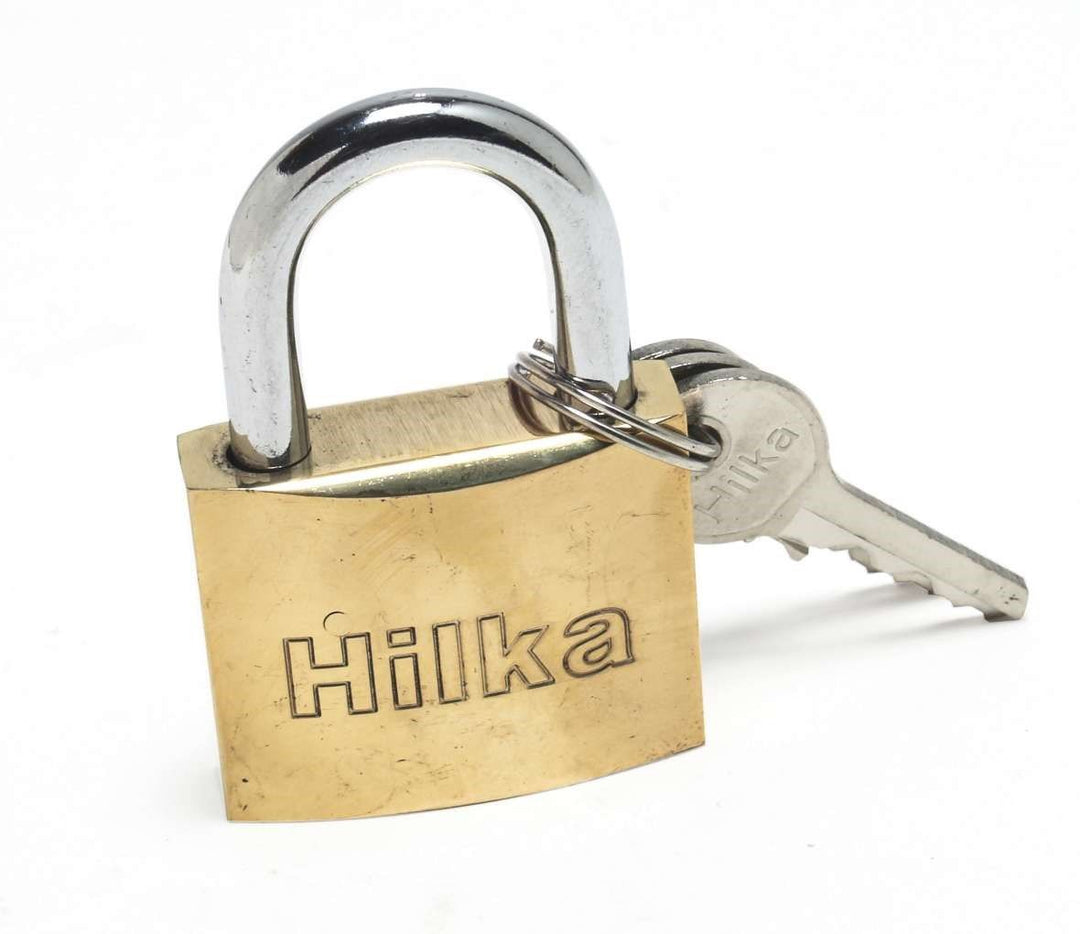 HILKA 40mm Heavy Duty Brass Padlock