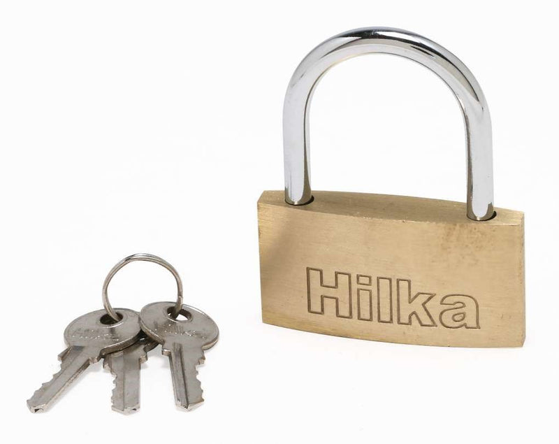 HILKA 50mm Slim Brass Padlock